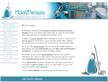 Tablet Screenshot of maid2measure.co.uk